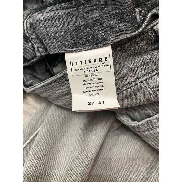 Fiorucci Skinny Fit Jeans Grey Zippered Ankle Women’s Sz 27 Waist - Picture 5 of 9